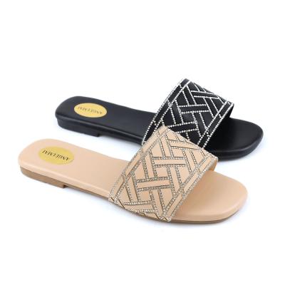 China 2021 Fashion Trend Simple Style Colorful Outdoor Women's Sandals Summer Slides Comfortable Ladies Slippers Shoes Flat Sandals Women for sale