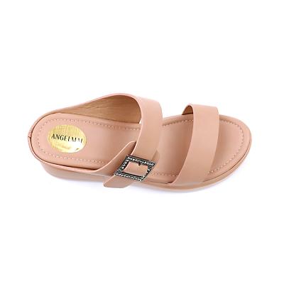 China Wholesale Fashion Trend High Heel Platform Mature Women's Sandals Soft Comfortable Buckle Other Square Toe Wedge Heel Women's Outdoor Slippers for sale