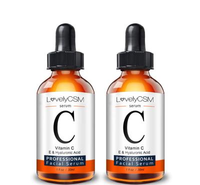 China OBM 100% Vitamin C Serum Private Label Collagen Hyaluronic Acid Skin Care Serum OEM 20% Pure Organic Vitamin C Serum Whitening for sale