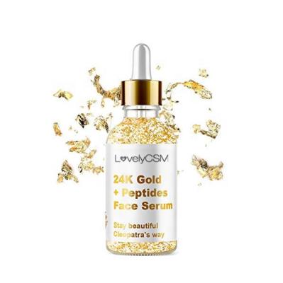 China Whitening 24k Gold Serum Wholesale Repair Brightening 24k Gold Serum Natural Organic Anti Aging Moisturizing Whitening 24k Gold Serum for sale