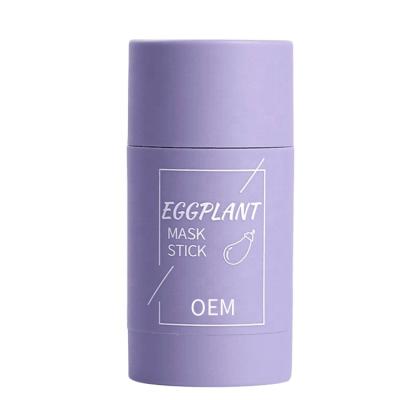 China Wholesale OEM OBM ODM Acne Natural Eggplant Whitening Anti Clay Geen Mask Stick poreless Deep To Clean Mask Stick Thick Mask 40g for sale