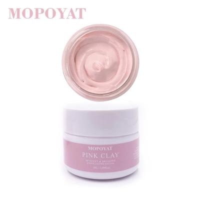 China Wholesale Detergent Pore Cleanser Whitening Moisturizing Blackhead Anti Aging Remover Gollangen Dead Sea Pink Clay Mud Facial Face Mask for sale