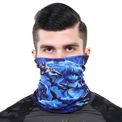 China Eco-friendly Recyclable Recyclable UV Resistance Turban Neck Gaiter Mask Hat Bandanas Tube Outdoor Tube Fishing Face Warmer For Man for sale