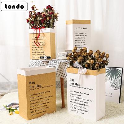 China Handmade Bag Tondo Cookie Candy Florist Bouquet Journal Style Bag Wrapping Paper Flower Wrapping Paper for sale