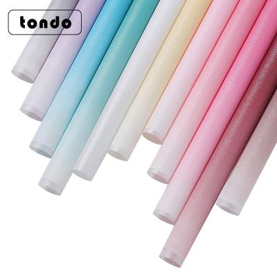 China Tondo Moisture-Proof 2021 Gift Wrapping Gradient Color Korean Wrapping Paper Florists For Flower for sale