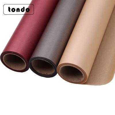 China Tondo Flower Wrapping Paper Fashion Waterproof Thick Butter Paper Roll For Flower Bouquet for sale