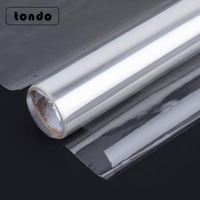 China Tondo Moisture Proof 30 Micron Thick Flower Gift Wrapping Wrapping Clear Film Cellophane Roll For Gifts Baskets Wrap for sale