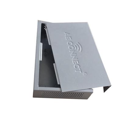 China Wall Mounted Curved Electronic/Appliance/Automatic Industrial Equipment Fence/Stainless Steel Manufacturing Sheet Metal Fence Amplifier Signal Free Sample for sale