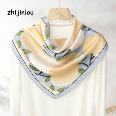 China Excellent Scarf 14MM Silk Limit Summer Ladies Silk Scarves Fashion Small Beach Silk Scarf for sale