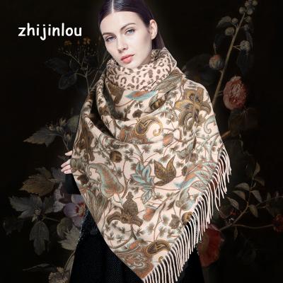 China Zhijinlou Fashionable Long Cashmere Scarves For Women for sale