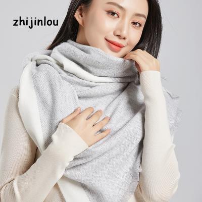 China Zhijinlou Fashionable Long Cashmere Scarves For Women for sale