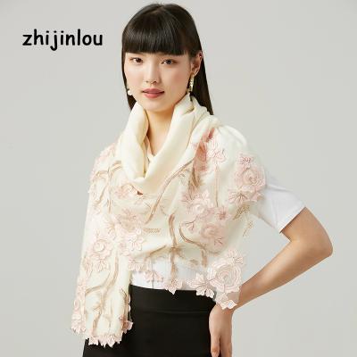 China Zhijinlou Fashionable Woolen Long Scarf For Women for sale