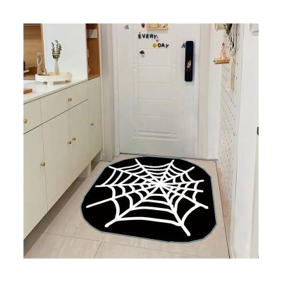 China Hot Sale Stain Resistant WXCCF Halloween Mat Scary Pattern Machine Made Indoor Printed Blankets And Carpets Halloween Carpet for sale