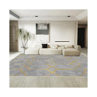 China Customized 3D Hot Selling Artificial Silk Carpet Machine Washable Rug 3D Cover Customized Washable Area Rug For Living Room Floor for sale