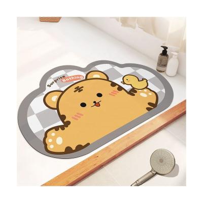 China Small Washable Modern Animal Rugs Mats Kitchen Washable Area Carpets Mats Rugs Bathroom Pattern Rubber for sale