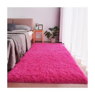 China Mat Area Shaggy Area Rug Custom Made Eco-Friendly Non Slip For Living Room Bedroom Non Slip Carpet Fluffy Plush Blankets Flooring Mats Tie-Dyed for sale