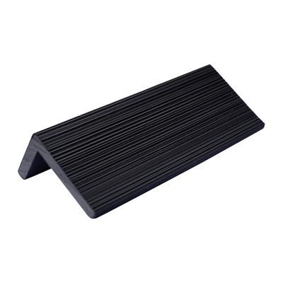 China Modern Composite Flooring Accessories Coextrusion WPC Exterior Wall Edging Floor Side Edges L ANG Coextruded Shape Side Cover Side 60*40 for sale