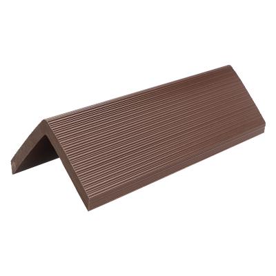 China Modern Exterior Decorative L Shaped L Shaped Edge Strip Plastic Wood Wall Edge Strip Plastic Wood Ledge Strip for sale