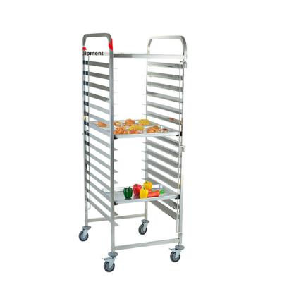 China Hotel Commercial Baking Trays for Commercial Pans Double Pan Bakery Rack Cooling Cart 40*60CM (16 pan*2) for sale