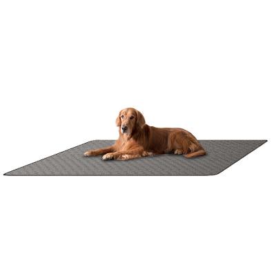 China Wholesale Viable Absorbent Silicone Pet Urine Pad Waterproof Pet Mat Feeding Mat for sale