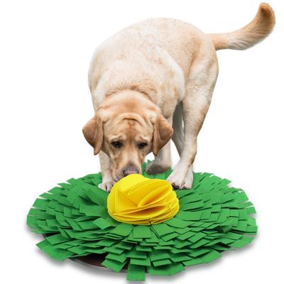 China Waterproof Dog Snuff Pad Toy Pet IQ Training Mat Slow Food Mat For Dogs for sale