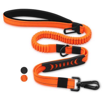 China Best Selling Custom Fit Now Reflective Adjustable Dog Leash Glow Rope Dog Leash for sale