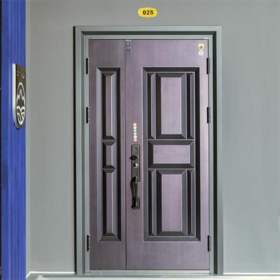 China Turkey Anti-theft Professional Steel Doors Entry Door Iron Security Door Jamaica Steel Security for sale