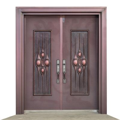 China Customized anti-theft hybrid door villa front door exterior villa main entrance villa door for sale