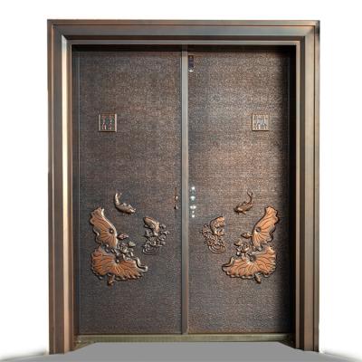 China Customized anti-theft villa security main entrance luxury gate foreign villas villa exterior doors for sale