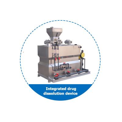 China Stainless Steel Dosing Device Three-Chamber Integrated Dissolving Device Pac Automatic Foaming Machine for sale