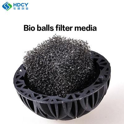 China Large Volume Aquarium Filter Material Contains Biochemical Filter Cotton Diameter Of 16mm for sale