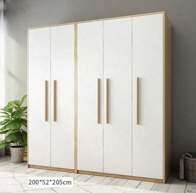 China (Size) 2019 Adjustable Customized Modern Wooden Bedroom Wardrobe With 3 Sliding Doors for sale