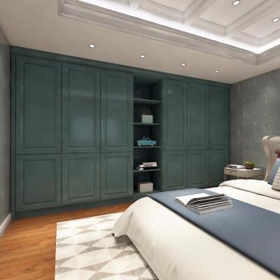 China Custom made (size) cheap wooden bedroom wardrobe Italy style home customization Italy style bedroom wardrobe adjustable whole china for sale