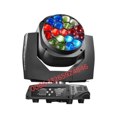 China CCC Dj Bar 19x15w Big Bee Eye Moving Head Light / Moving Head Par Light for sale