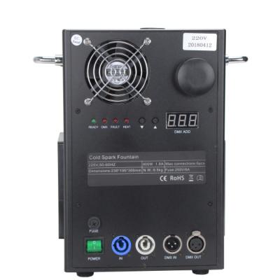 중국 무대 효과 750W Dmx512 단계 불꽃 기계 찬 분수 폭죽 판매용