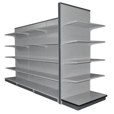 China New design single sided supermarket shelving with large price luoyang double side gondola steel china hypermarket shelving system for sale