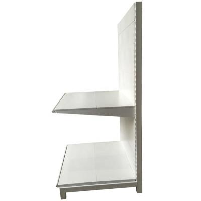 China Customized Metallic Single Sided Supermarket Gondola Shelves Single Sided Supermarket Shelves Supermarket Shelves for sale