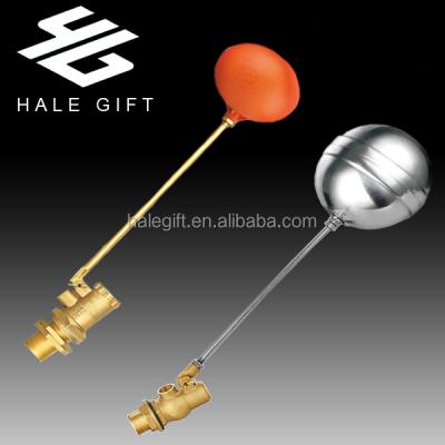 China General Sanitary Ware Water Tank Brass Float Valve With Plastic Ball for sale