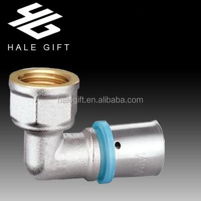 China Flexible Copper Joint Press Fitting For Pex Pipe With Stainless Steel Pipe for sale