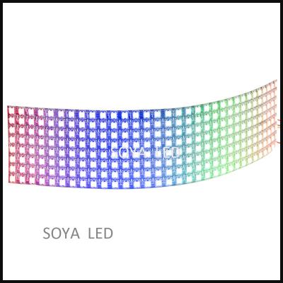 China Gap 8X32 rgb flexible led matrix apa102 pixel brighter than ws2812b led matrix for sale