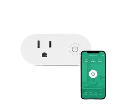 China Available Outlet 15A Smart Switch Socket SDK Wifi Smart Timer Electric Switch With Energy Monitor for sale