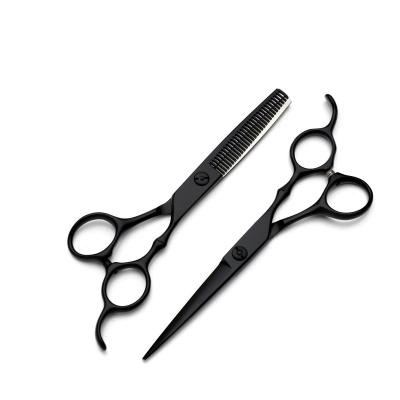 China Professional Hair Scissors Barber Scissors Straight Thinning Hairdressing Scissors Thinning Hair Cutting Shears for sale