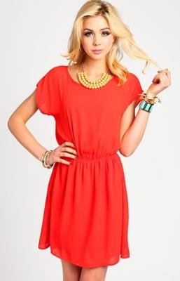 China Watermelon Red Bow Back Womens Chiffon Tank Top Dresses in XS S M L XL XXL Size for sale