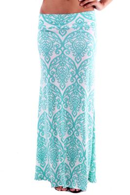 China Summer Womens Dresses Skirts / Long Skirt Printed Girls Stunning Dresses for sale