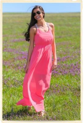 China Customized Sexy Long Pastel Sleeveless Womens Maxi Dresses For Summer , Spring , Fall for sale