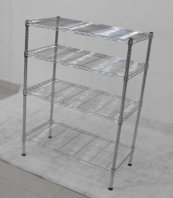 China Professional Corrosion Protection Kitchen Chrome Wire Shelving Manufacture Shelf Supplier NSF Approved for sale