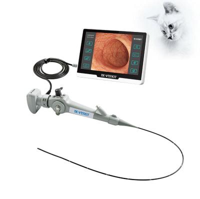 China Flexible Portable Veterinary Endoscope System Cat And Dog Small Bronchscopy 2.8mm Diameter Animal Endoscope for sale