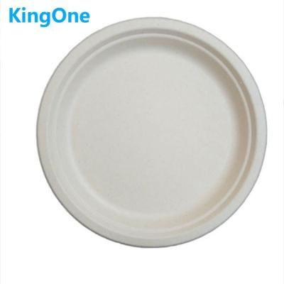 China OEM Disposable Factory Wholesale Environmental Friendly Tableware Disposable Biodegradable 9 Inch Dinner Dishes Cutlery Set for sale