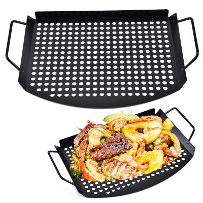 China Viable Wholesale Korean Non-stick Dish Factory Kitchen Barbecue Dish Carbon Steel Outdoor Barbecue Cooking Tools Wholesale for sale