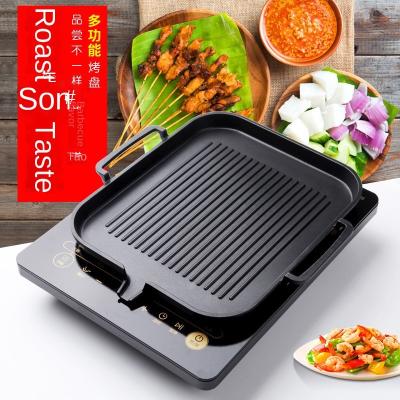 China Viable Household Wholesale Korean Stone Non-stick Meat Oven Induction Cooker OEM China Commercial Iron Plate Grill for sale